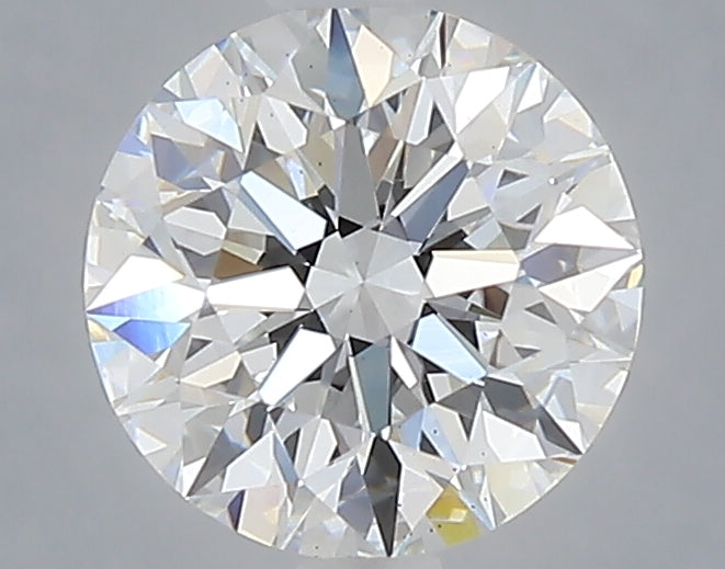 1.57 carat round lab grown diamond E color VS2 clarity