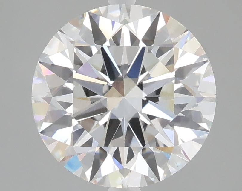 3.10 carat round lab grown diamond E color VS1 clarity