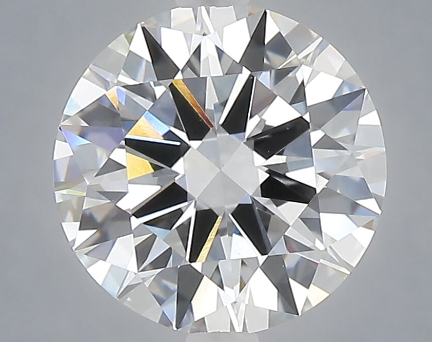 3.00 carat round lab grown diamond E color VVS2 clarity