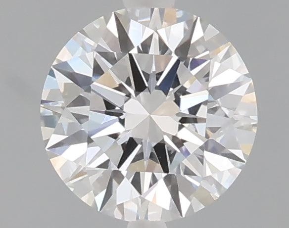 1.08 carat round lab grown diamond D color VVS2 clarity