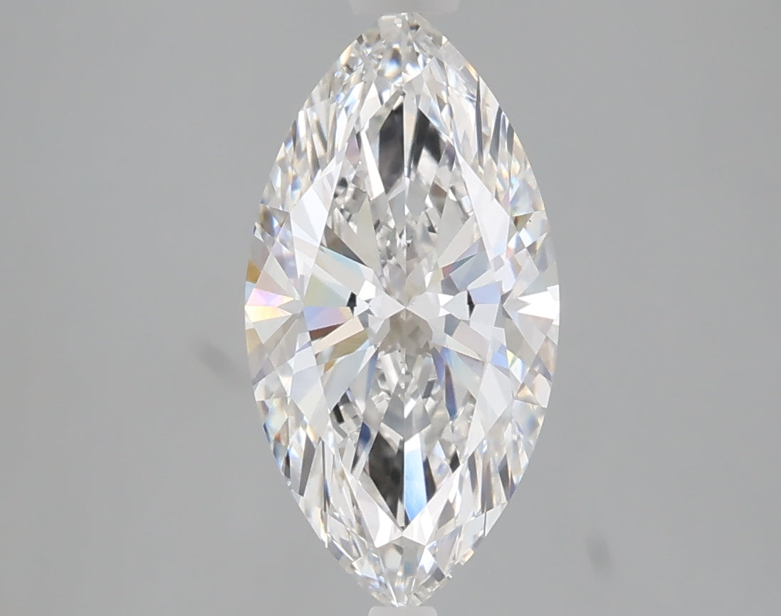 2.04 carat marquise lab grown diamond E color VS1 clarity