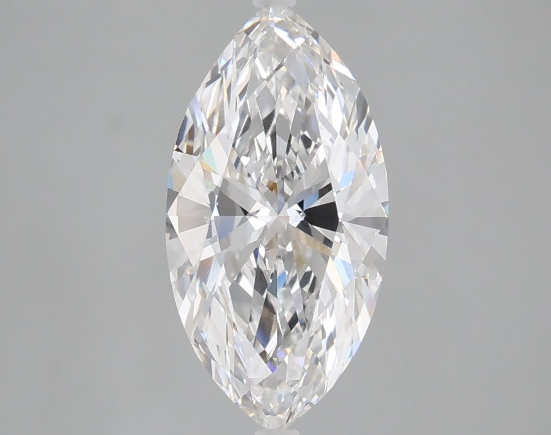 2.01 carat marquise lab grown diamond E color VS1 clarity