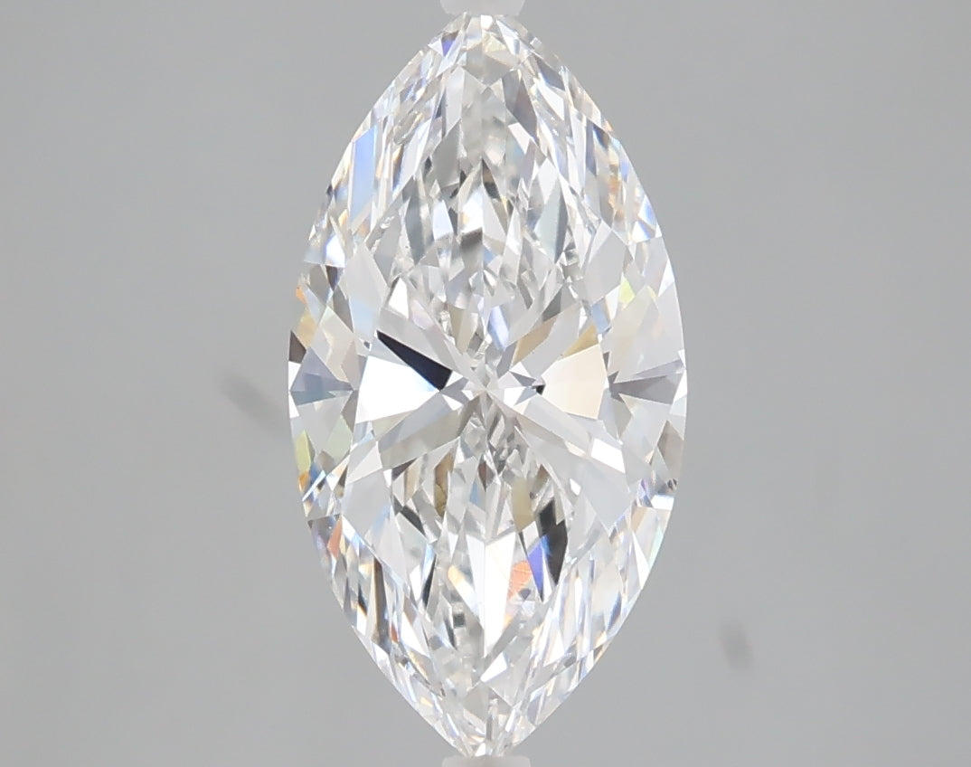 2.03 carat marquise lab grown diamond E color VVS2 clarity