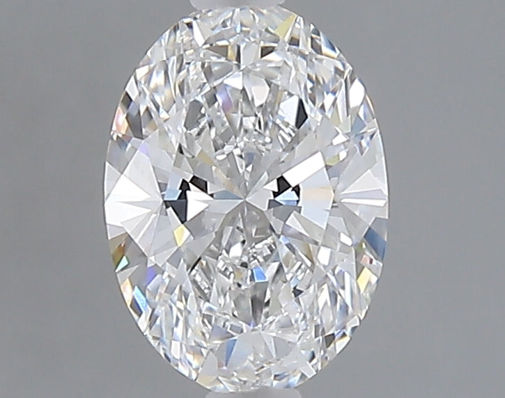 1.09 carat oval lab grown diamond D color VVS2 clarity