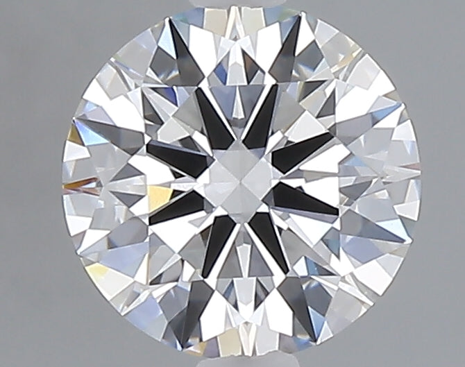 1.51 carat round lab grown diamond E color VVS2 clarity
