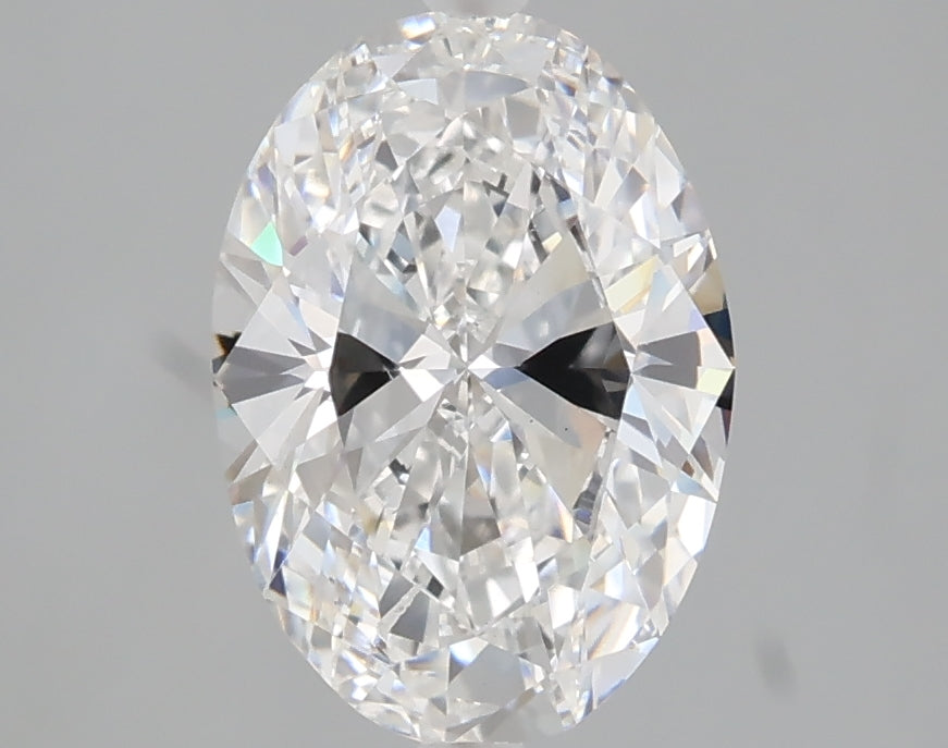 2.00 carat oval lab grown diamond E color VS2 clarity
