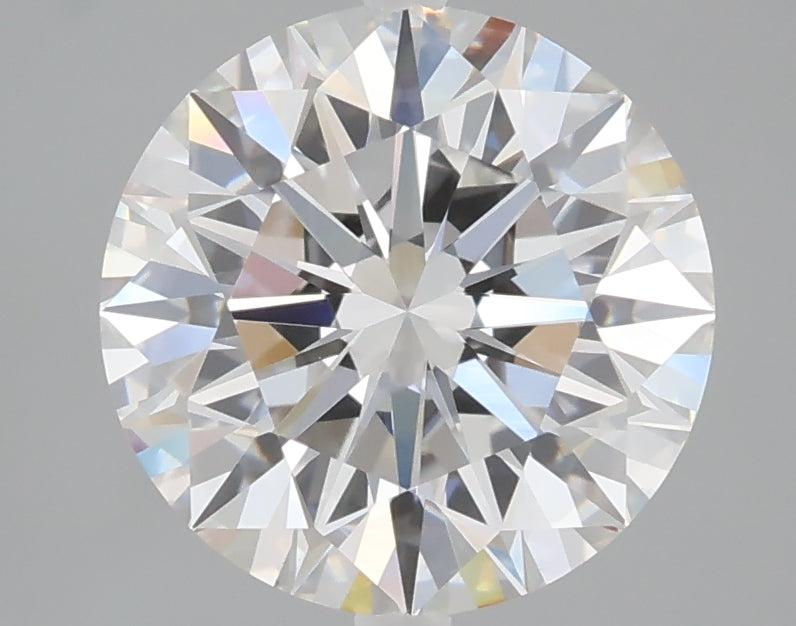 3.03 carat round lab grown diamond E color VVS2 clarity