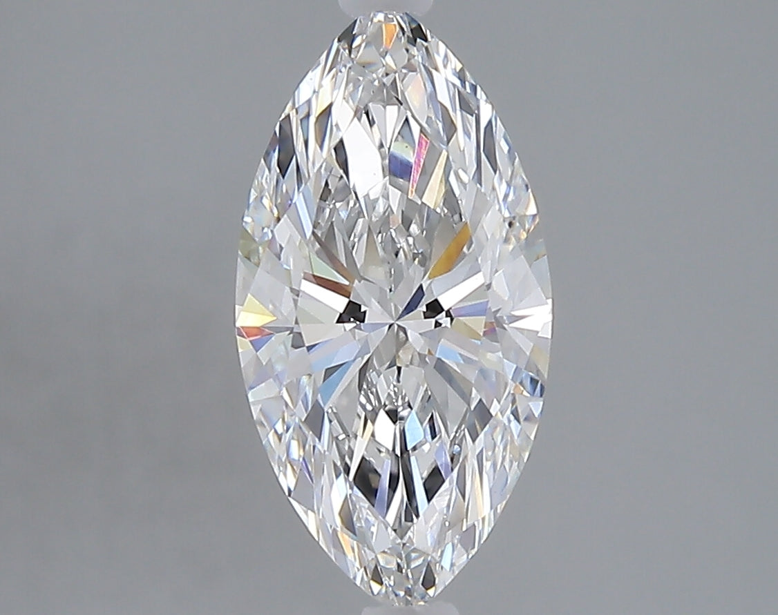 2.05 carat marquise lab grown diamond E color VS1 clarity