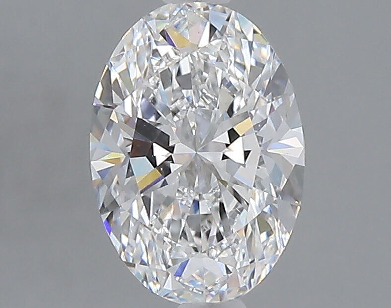 1.41 carat oval lab grown diamond D color VS1 clarity