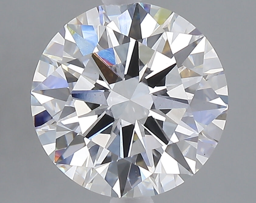 3.06 carat round lab grown diamond E color VS1 clarity