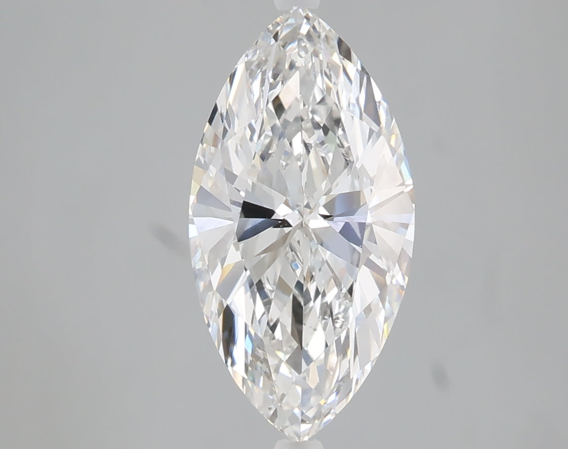 2.05 carat marquise lab grown diamond F color VVS2 clarity