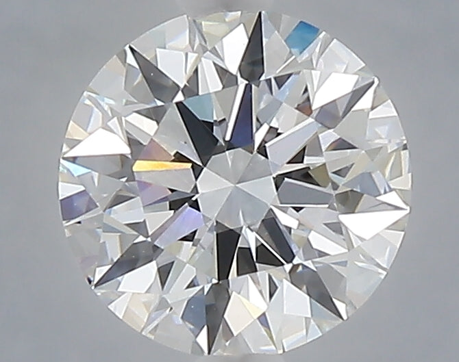 1.55 carat round lab grown diamond E color VVS2 clarity