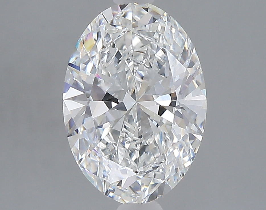 2.09 carat oval lab grown diamond F color VS1 clarity