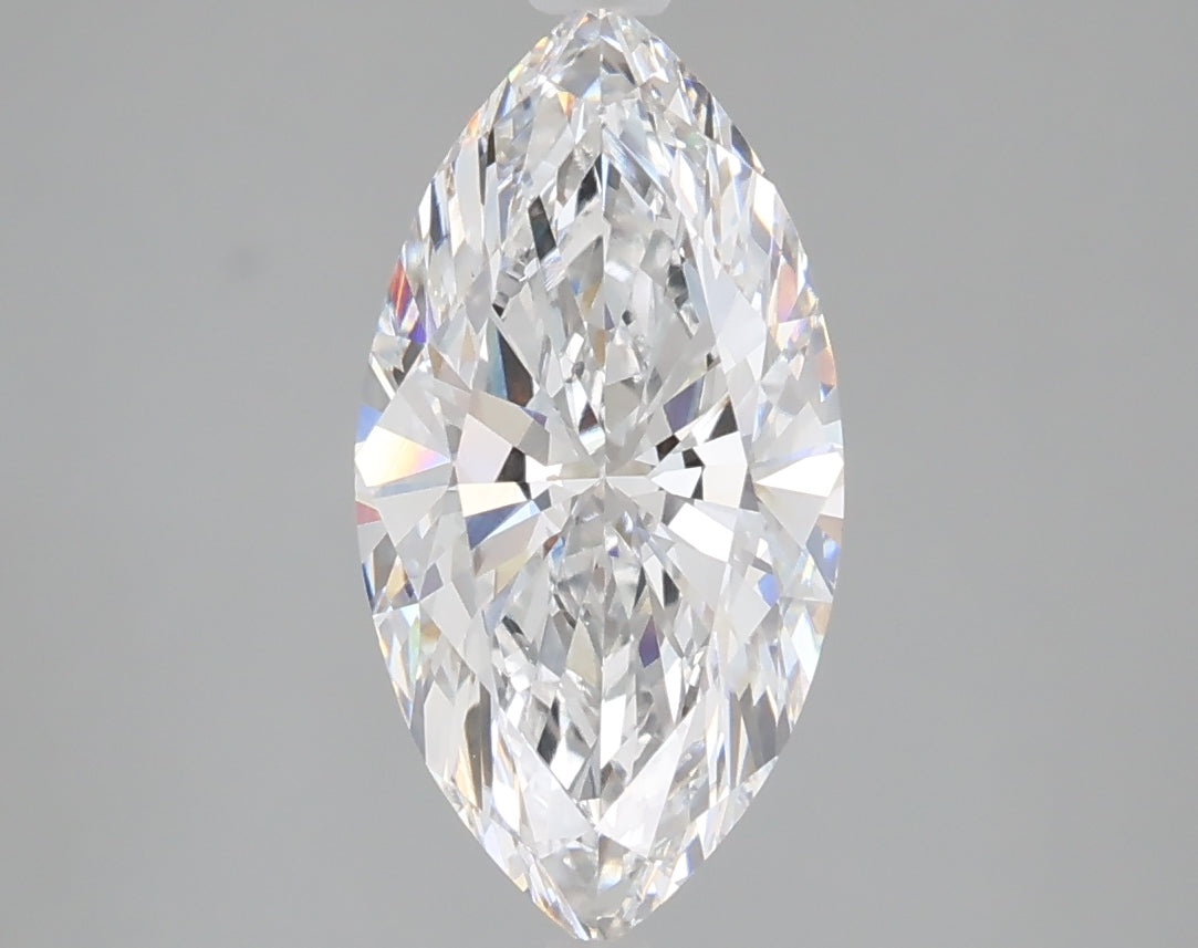 2.05 carat marquise lab grown diamond D color VVS2 clarity