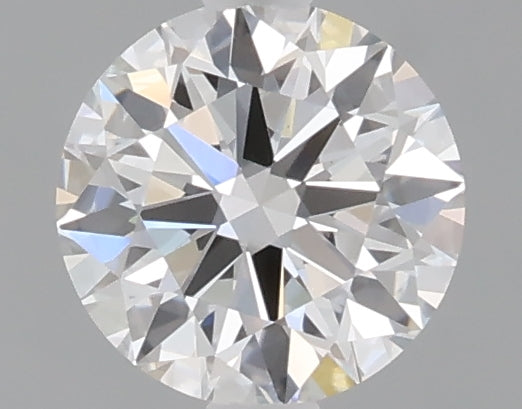 0.64 carat round lab grown diamond E color VS1 clarity