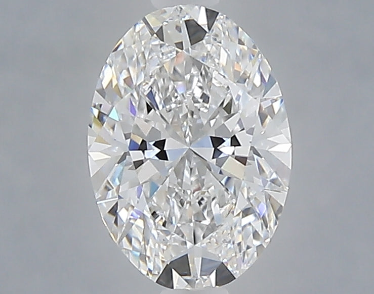 1.09 carat oval lab grown diamond D color VVS2 clarity