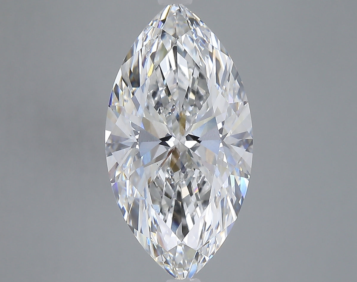 5.33 carat marquise lab grown diamond E color VS1 clarity