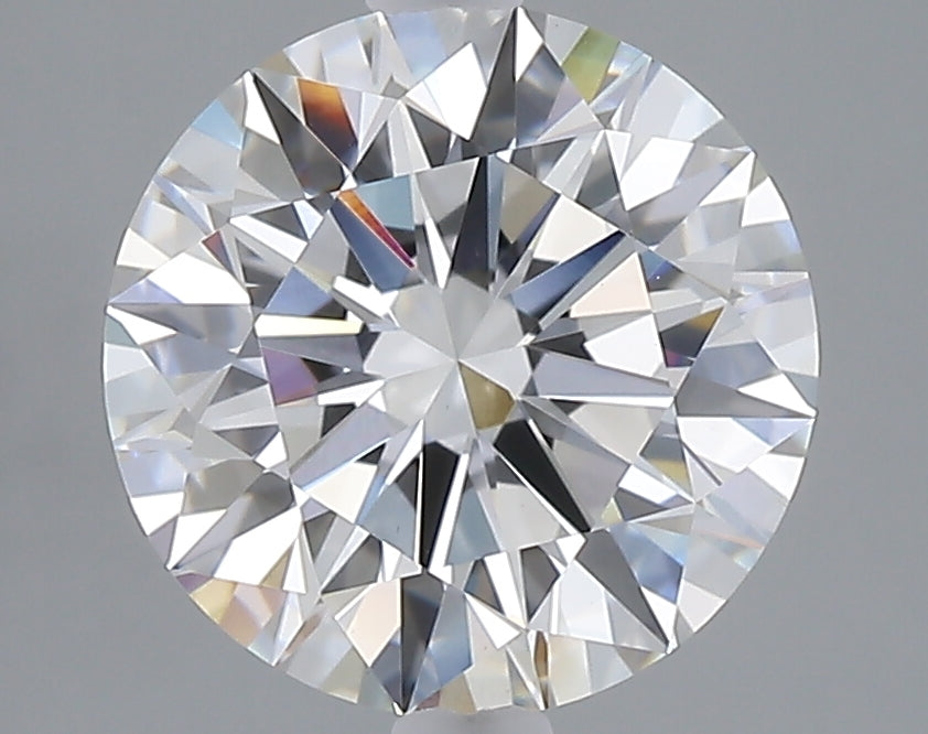 3.06 carat round lab grown diamond E color VS1 clarity