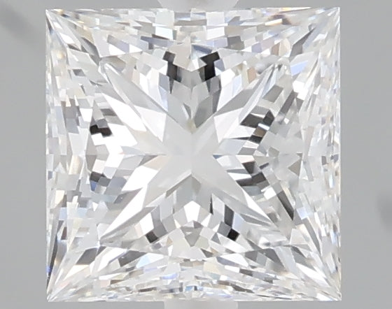 1.52 carat princess lab grown diamond E color VVS2 clarity