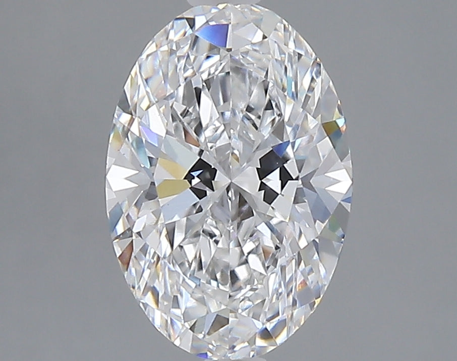2.08 carat oval lab grown diamond D color VS1 clarity