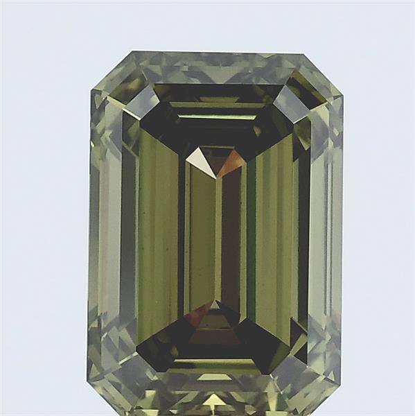 2.10 carat fancy vivid green emerald lab grown diamond VS1 clarity
