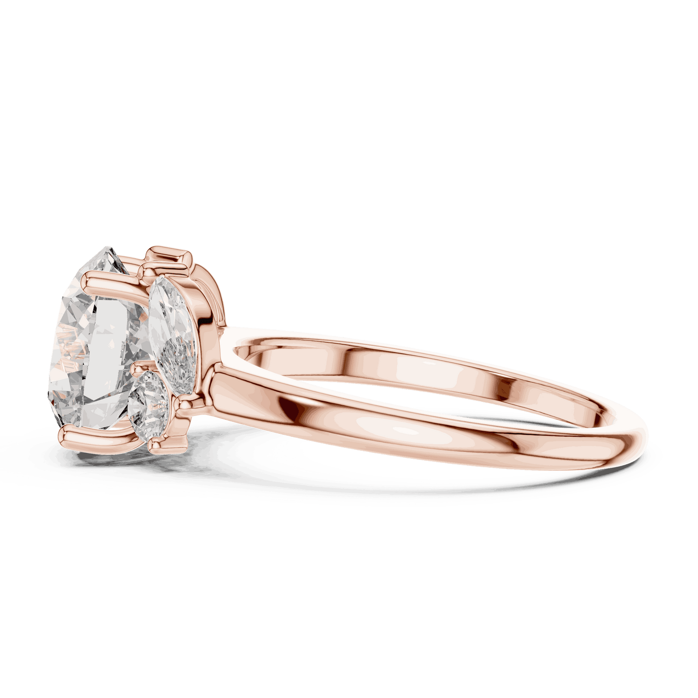 Oval Diamond Solitaire Brilliance Engagement Ring Gold 18K | Lab Grown | Driona Jewels