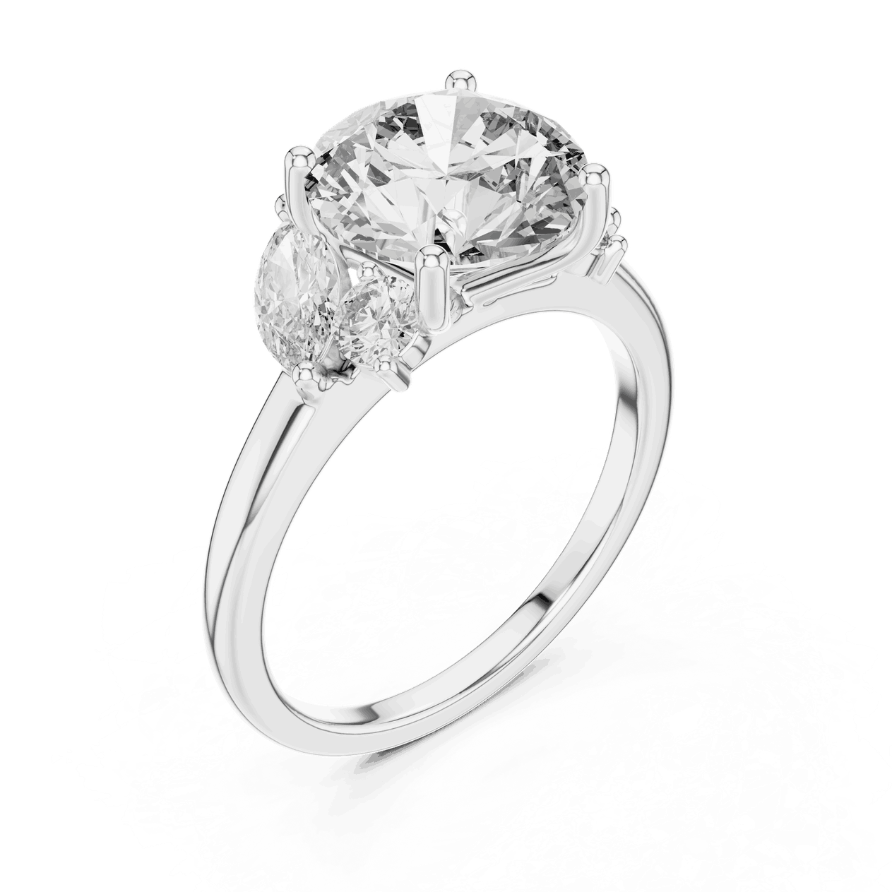 Oval Diamond Solitaire Brilliance Engagement Ring Gold 18K | Lab Grown | Driona Jewels