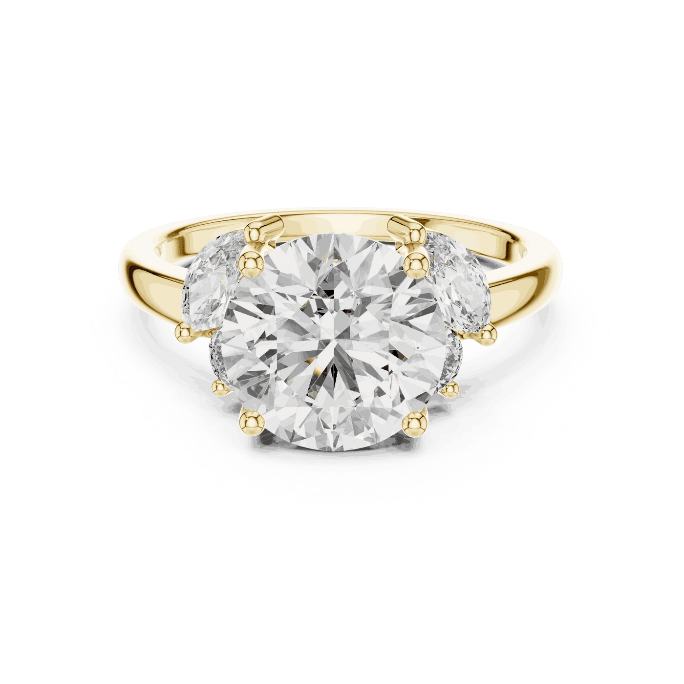 Oval Diamond Solitaire Brilliance Engagement Ring Gold 18K | Lab Grown | Driona Jewels