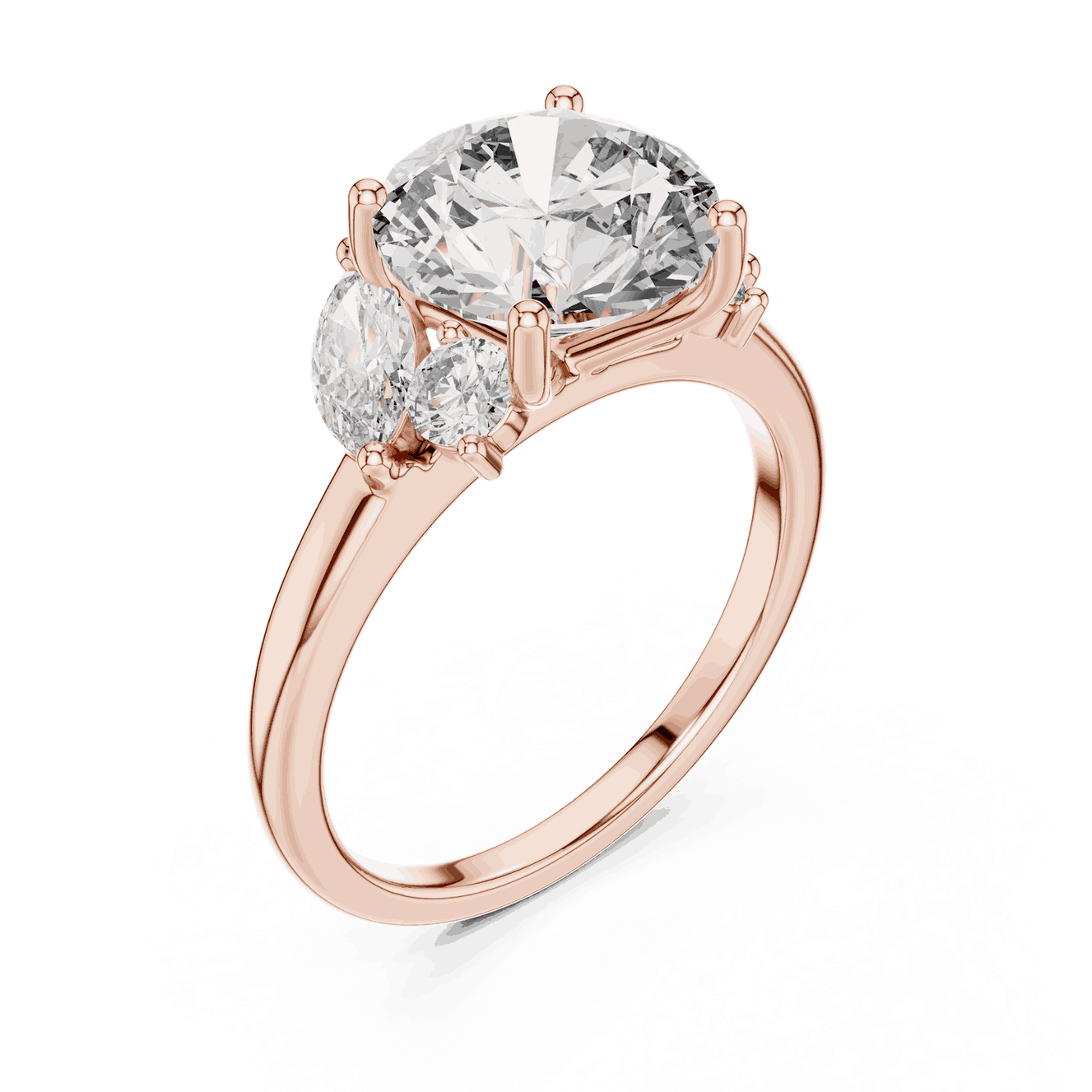 Oval Diamond Solitaire Brilliance Engagement Ring Gold 18K | Lab Grown | Driona Jewels