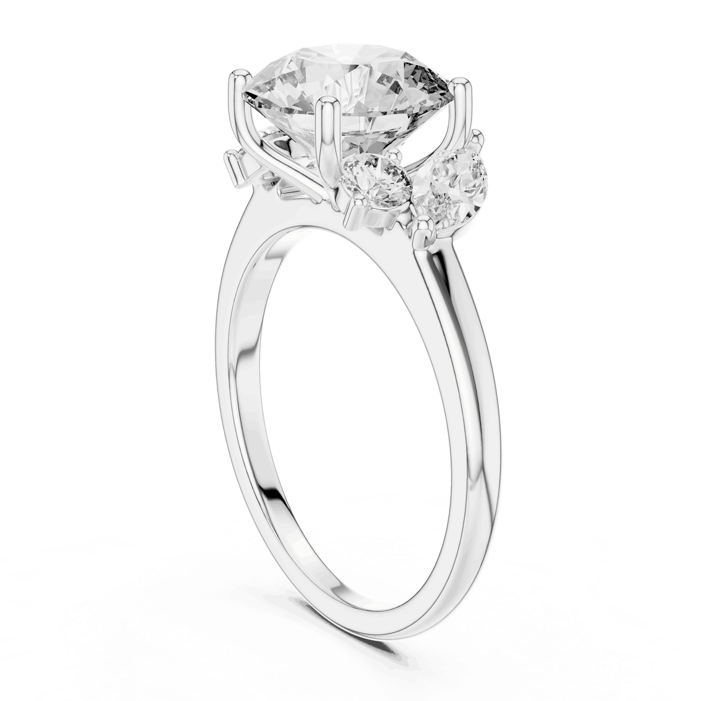 Oval Diamond Solitaire Brilliance Engagement Ring Gold 18K | Lab Grown | Driona Jewels