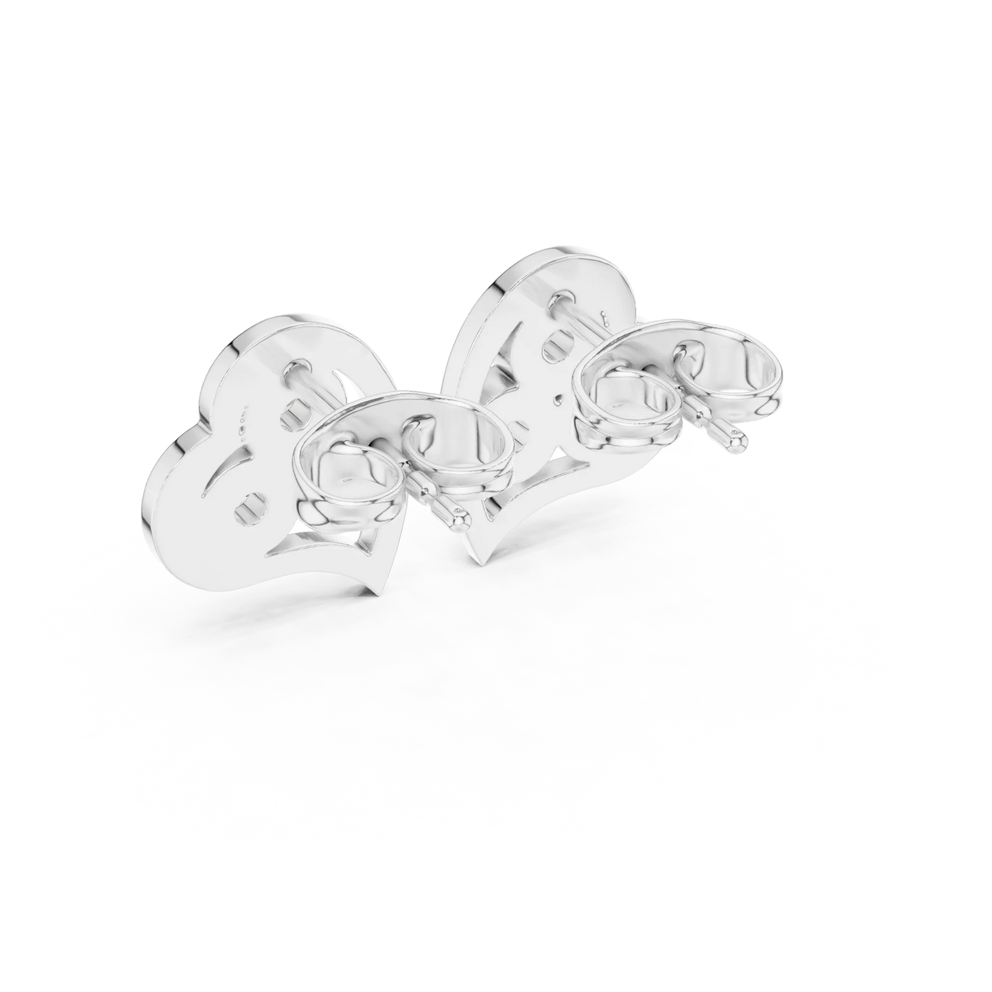 Three-quarter View: Round Diamond Ring with Solitaire Setting in 14k White Gold - Lab Grown - Driona Jewels