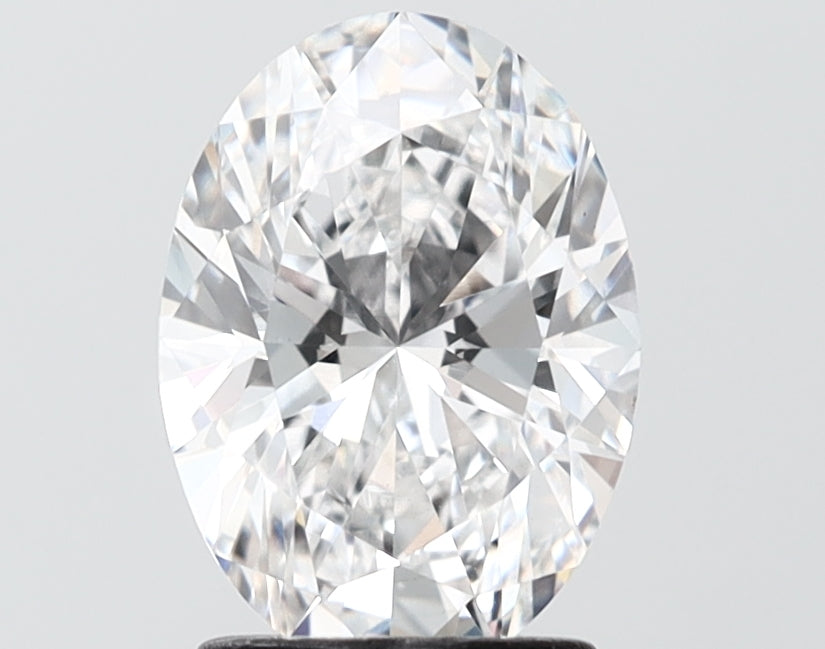 2.03 carat oval lab grown diamond D color VS1 clarity