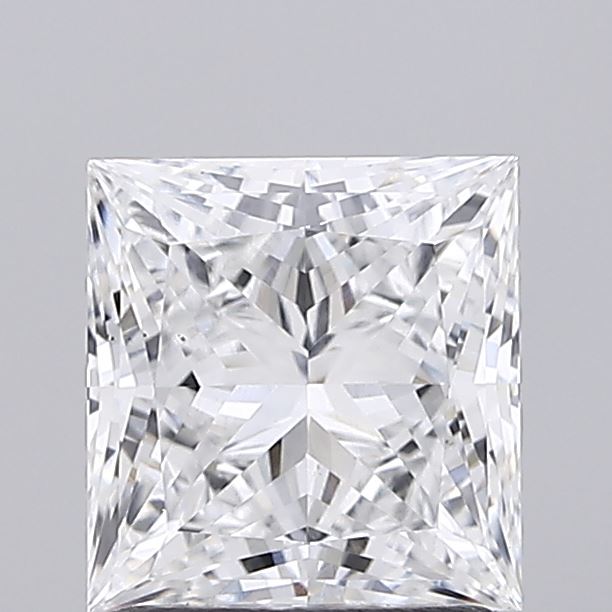 1.53 carat princess lab grown diamond E color VS2 clarity