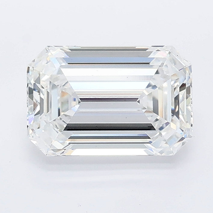 2.04 carat emerald lab grown diamond D color VS1 clarity