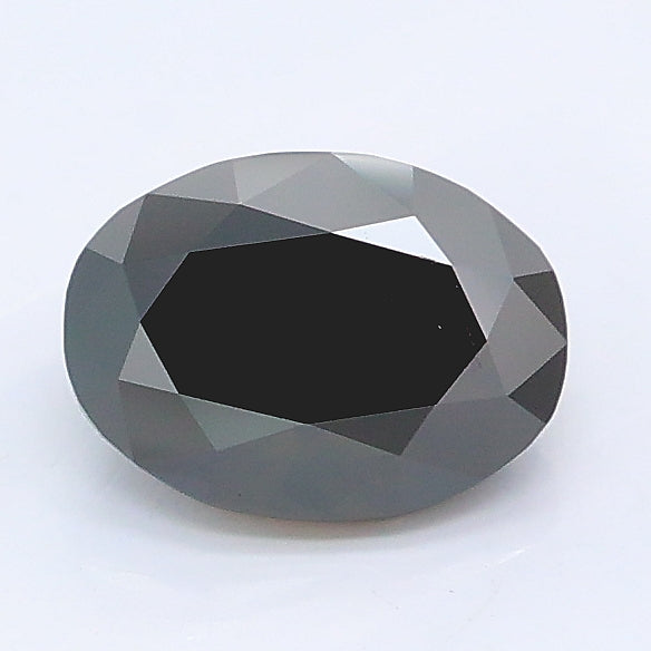 1.07 carat fancy gray green oval lab grown diamond VS1 clarity