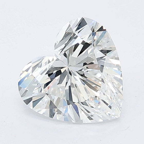 1.08 carat heart lab grown diamond E color VVS1 clarity