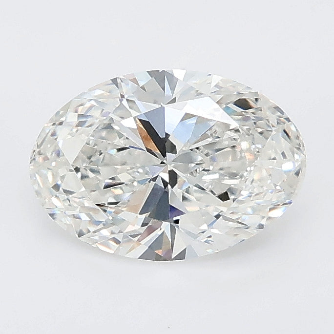 1.42 carat oval lab grown diamond E color VVS2 clarity