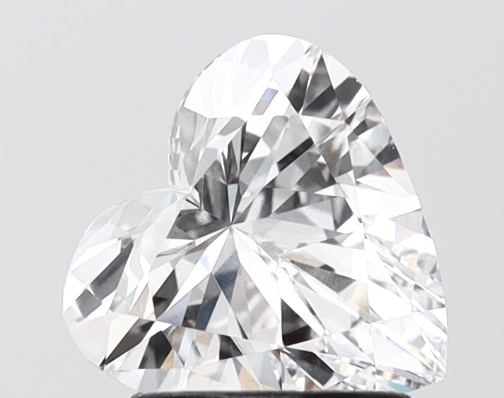 1.60 carat heart lab grown diamond D color VS1 clarity