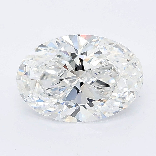 1.07 carat oval lab grown diamond E color VVS2 clarity