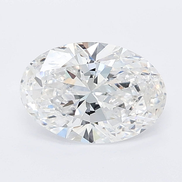 1.00 carat oval lab grown diamond D color VVS1 clarity