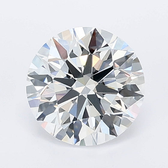 1.01 carat round lab grown diamond D color VVS2 clarity