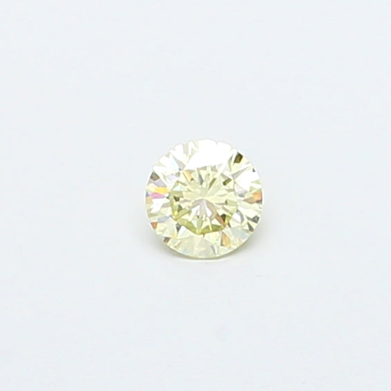 0.39 carat light yellow pear lab grown diamond VVS1 clarity