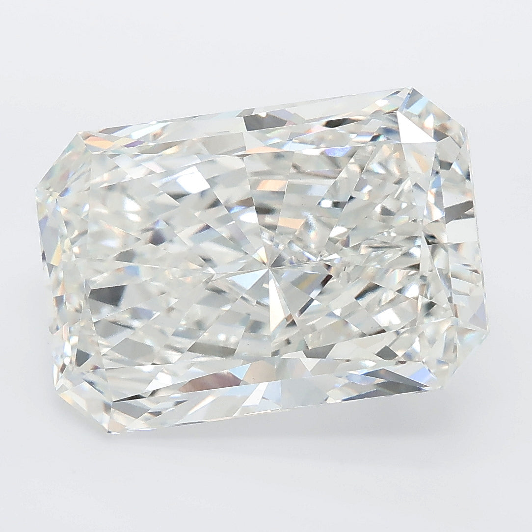 8.02 carat radiant lab grown diamond F color VVS2 clarity