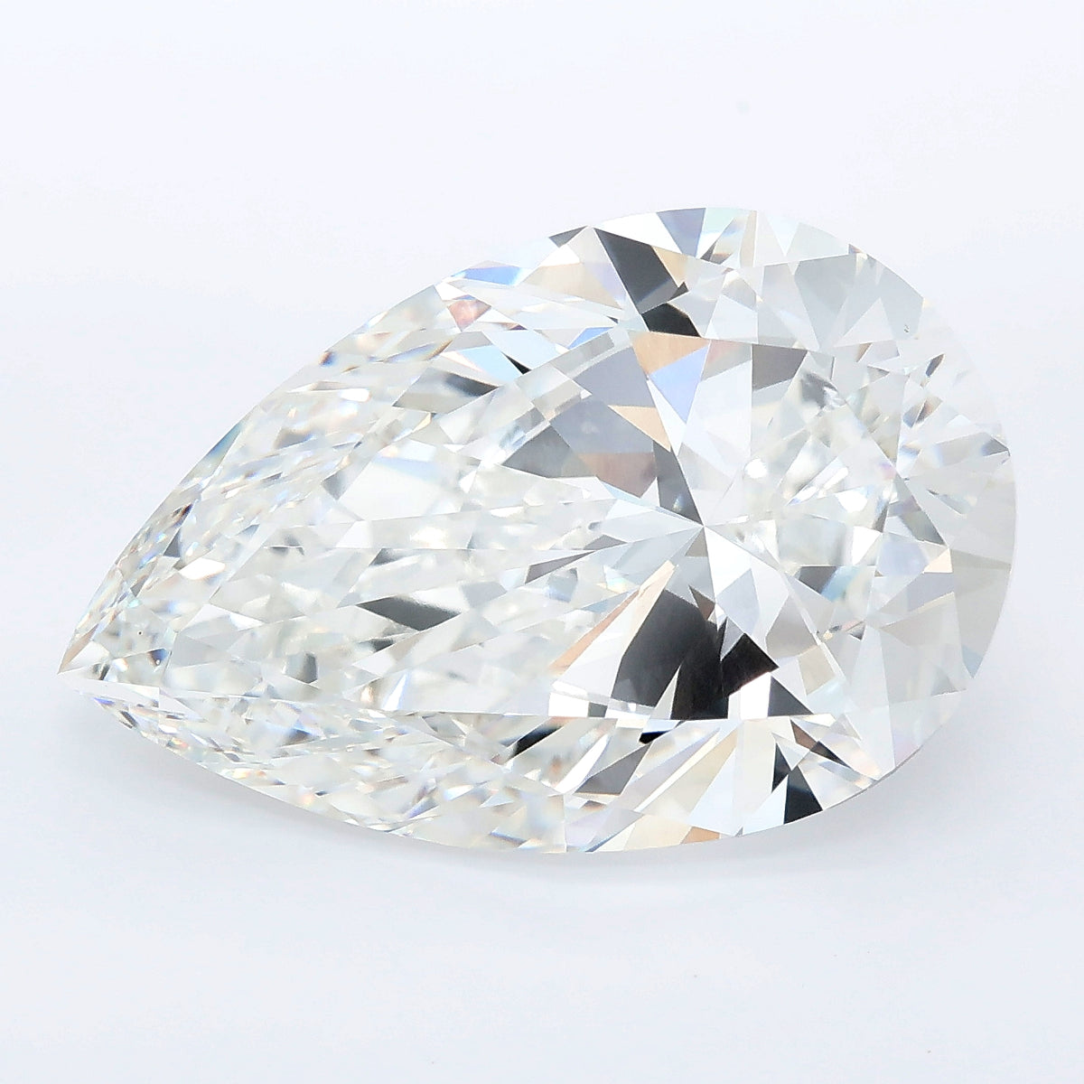 11.04 carat pear lab grown diamond F color VVS2 clarity