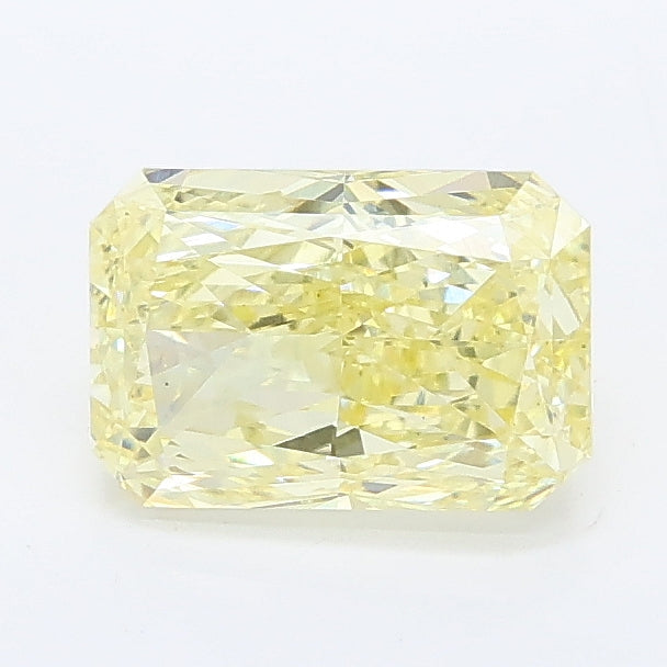 1.31 carat fancy intense yellow radiant lab grown diamond VS1 clarity