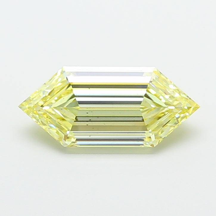 3.01 carat fancy yellow dutch marquise lab grown diamond VS2 clarity