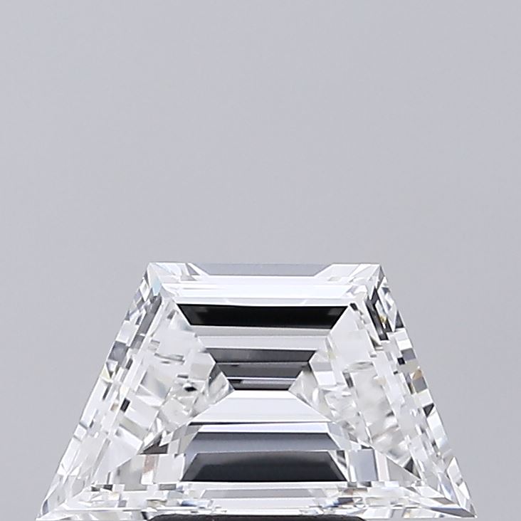 2.07 carat trapezoid lab grown diamond E color VVS1 clarity