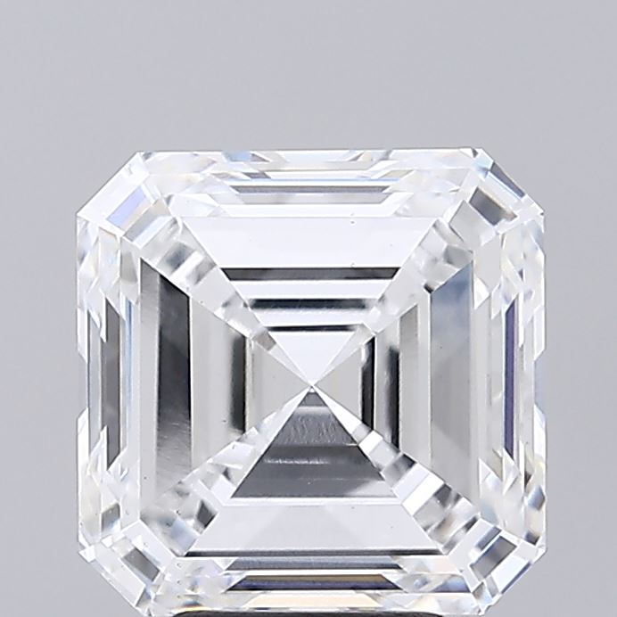 5.02 carat asscher lab grown diamond D color VS1 clarity