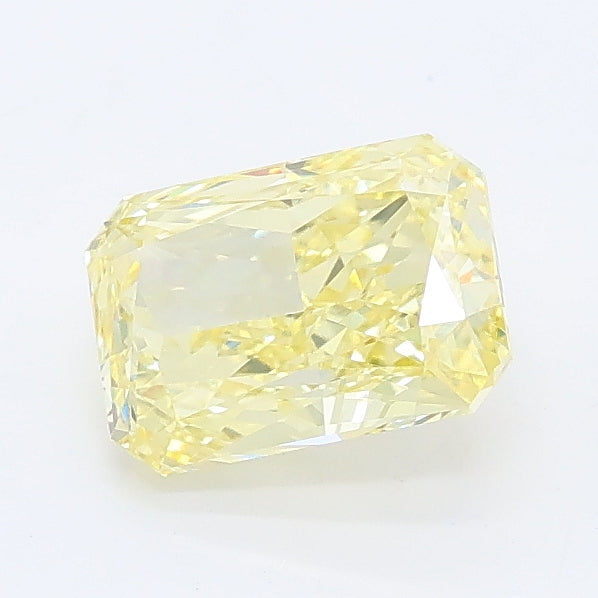 1.05 carat fancy intense yellow radiant lab grown diamond VS1 clarity