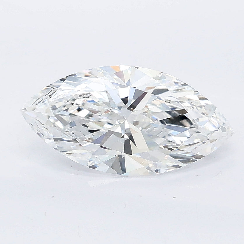 1.54 carat marquise lab grown diamond D color VVS2 clarity